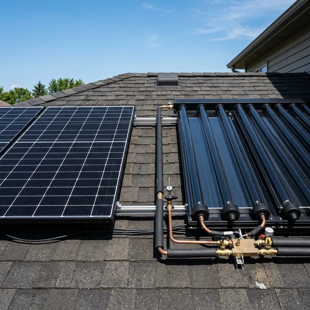 Solarthermie vs. Photovoltaik: Der Dach-Vergleich 2026