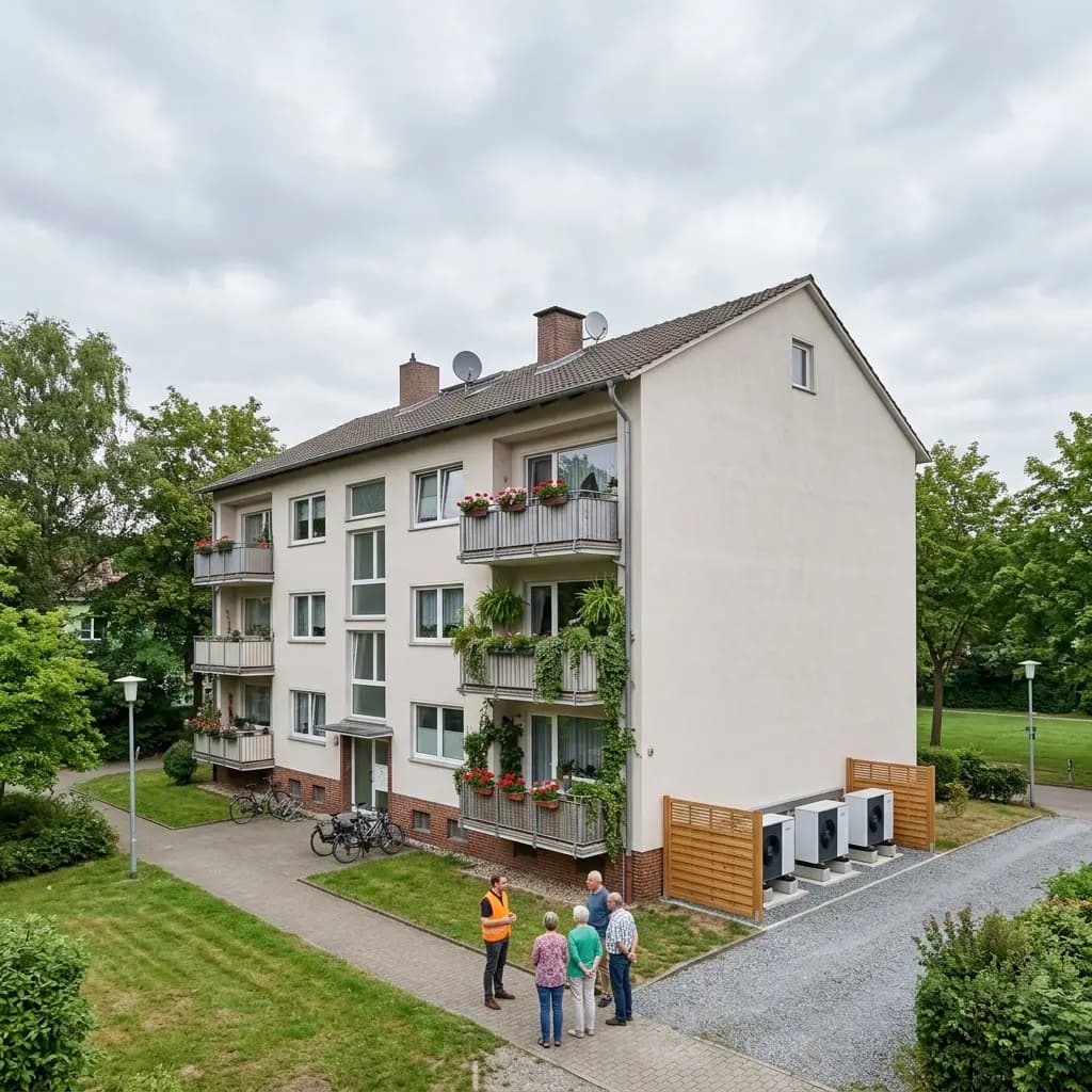 Wärmepumpe im Mehrfamilienhaus: Kosten & Förderung 2026 – Vorschaubild
