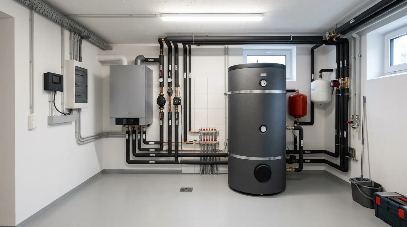 Pufferspeicher für Wärmepumpe: Sinnvoll & Größe 2026 – Illustration zum Artikel